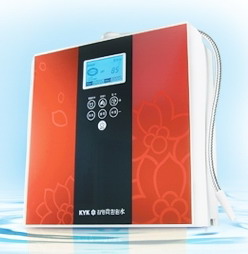 alkaline ionized water from the KYK Genesis Water Ionizer